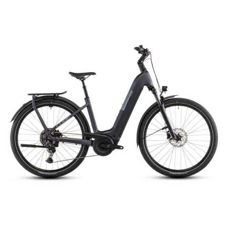 CUBE Kathmandu Hybrid ONE 800 metallicgrey´n´grey - Easy Entry 46 cm