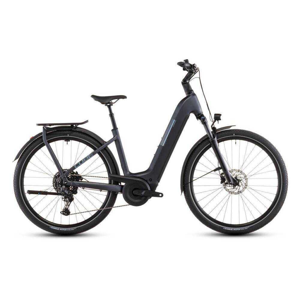 CUBE Kathmandu Hybrid ONE 800 metallicgrey´n´grey - Easy Entry 46 cm