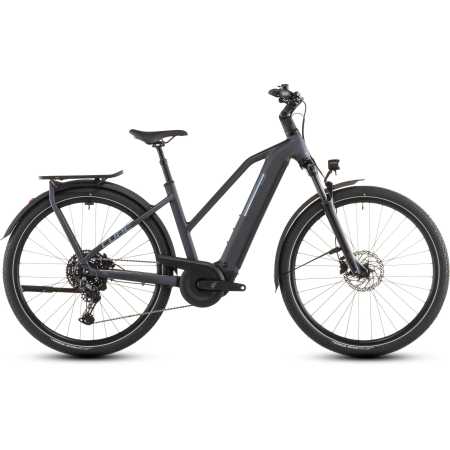 CUBE Kathmandu Hybrid ONE 800 metallicgrey´n´grey - Trapeze 54 cm