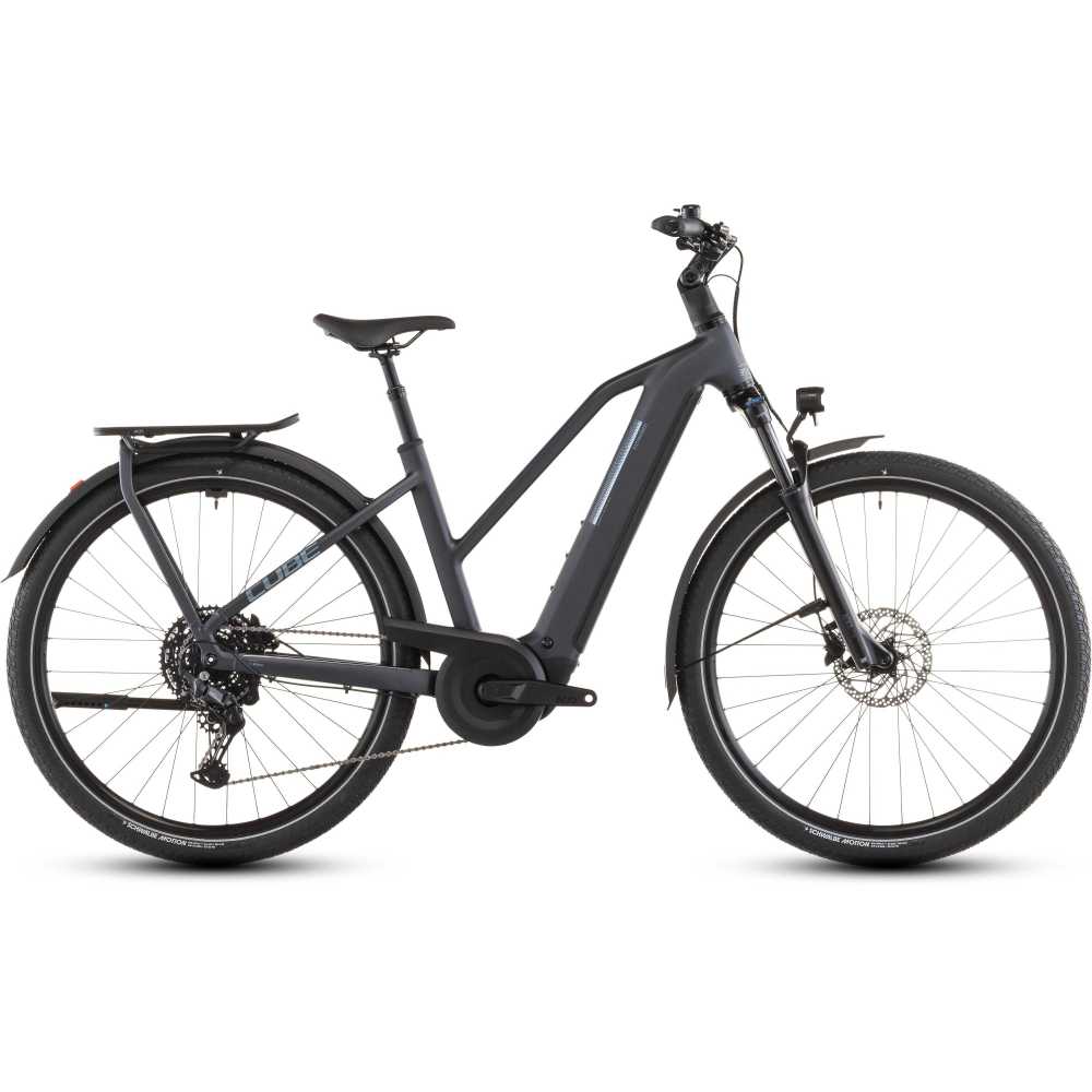 CUBE Kathmandu Hybrid ONE 800 metallicgrey´n´grey - Trapeze 54 cm