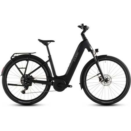 Cube Touring Hybrid ONE 600 coal´n´chrome  Easy Entry 54 cm