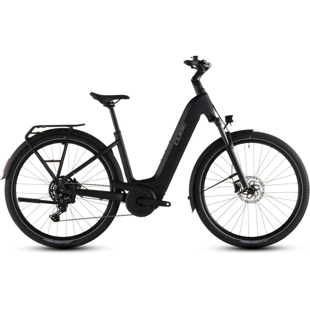 Cube Touring Hybrid ONE 600 coal´n´chrome  Easy Entry 54 cm