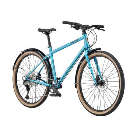 KONA Dr Dew Blue: un magnifique vélo acier pour aller au travail ou profiter en balade, à découvrir chez NATURAVÉLO