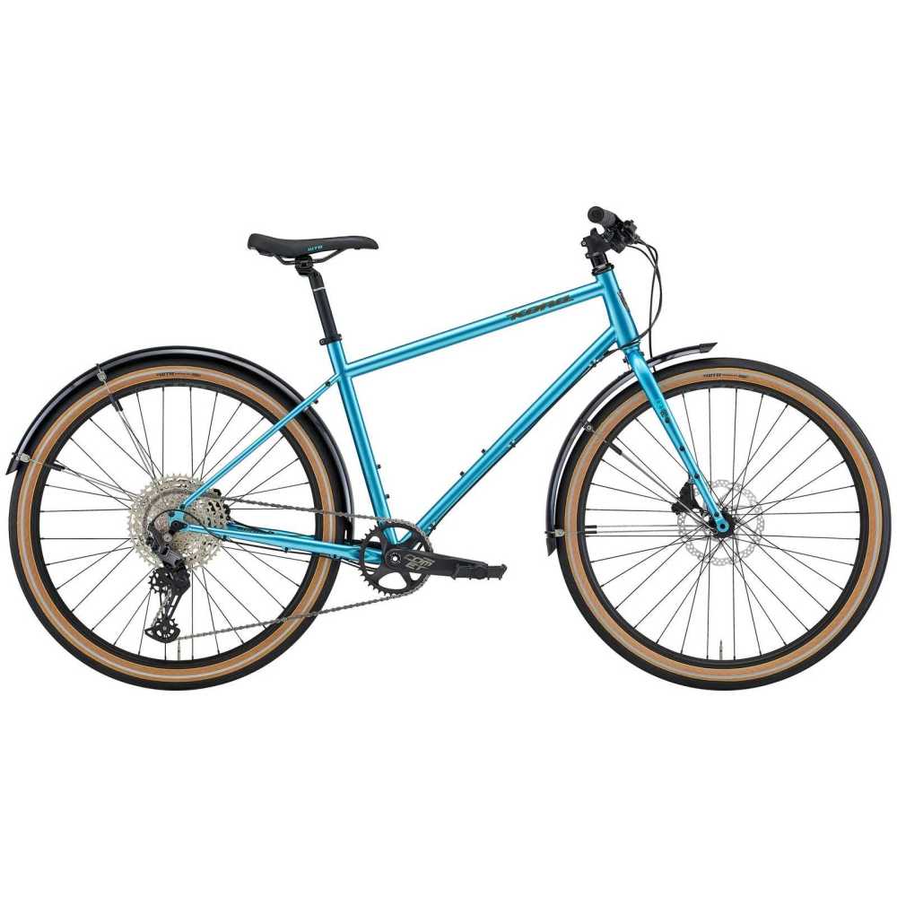 KONA Dr Dew Blue: un magnifique vélo acier pour aller au travail ou profiter en balade, à découvrir chez NATURAVÉLO