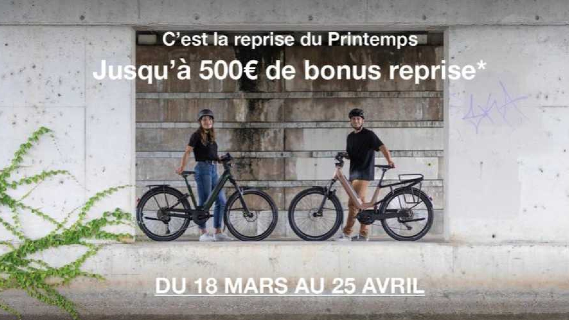 C'est la reprise du Printemps avec Moustache !
